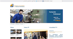Desktop Screenshot of consejoasturiasfp.com
